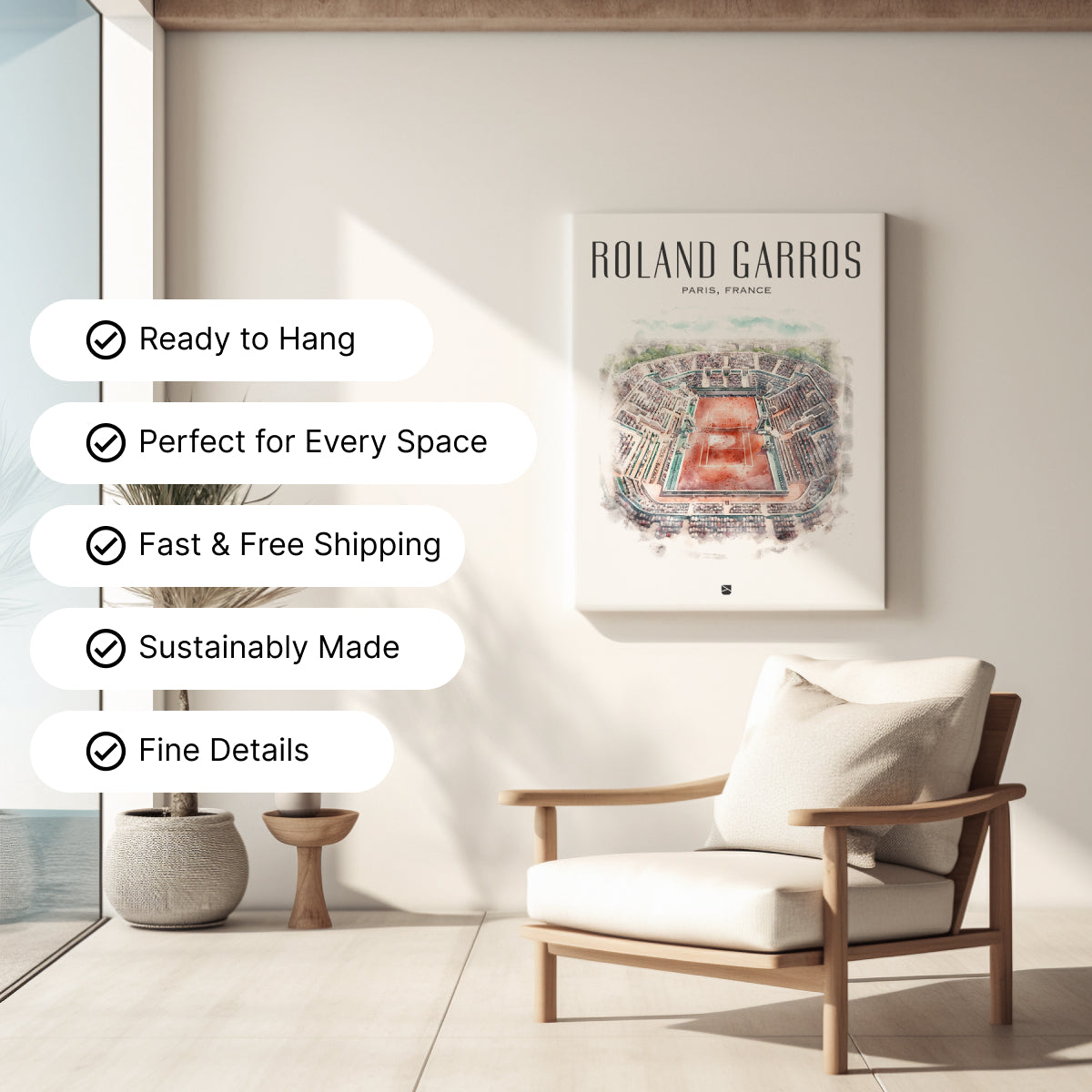 Roland Garros Canvas