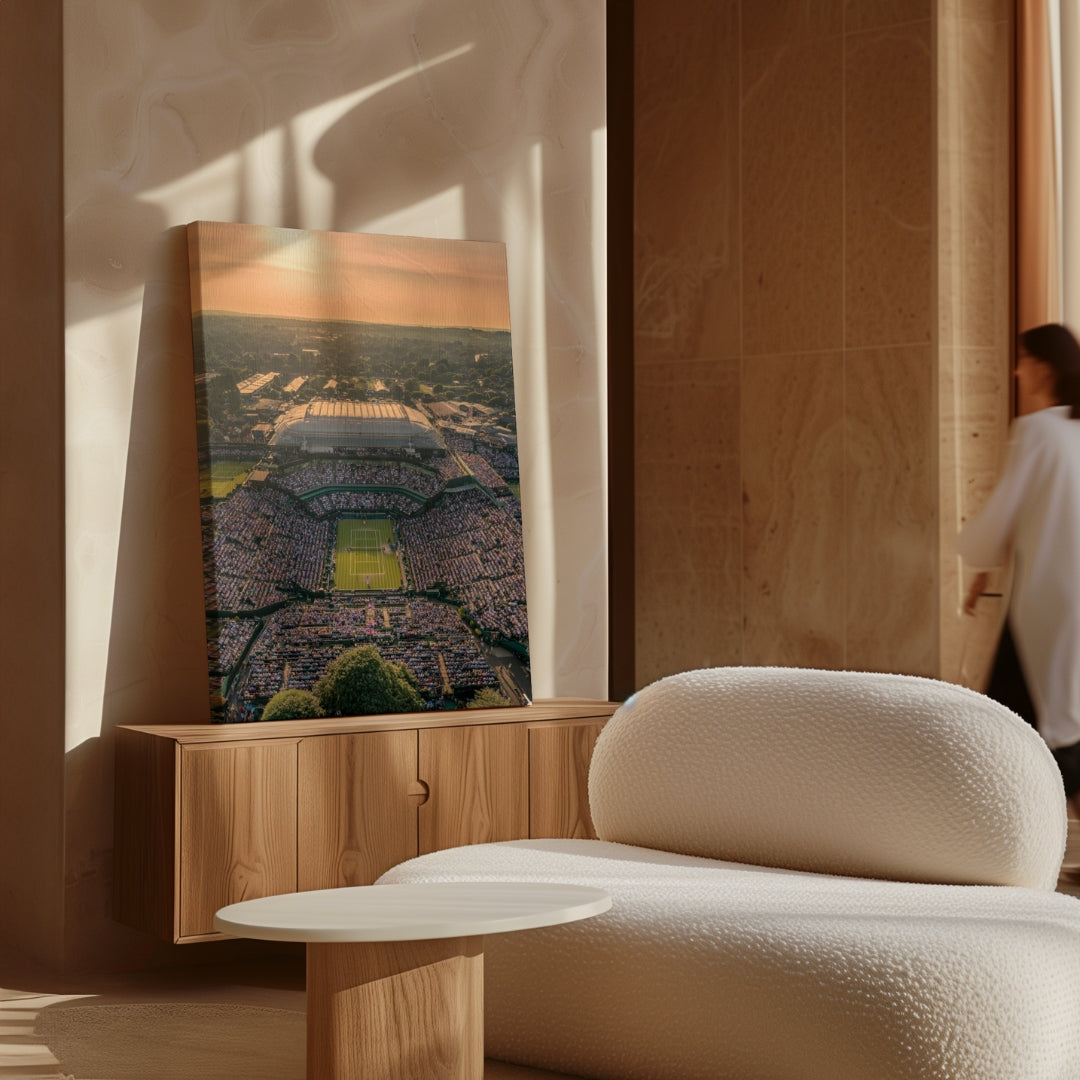 Wimbledon Aerial Canvas