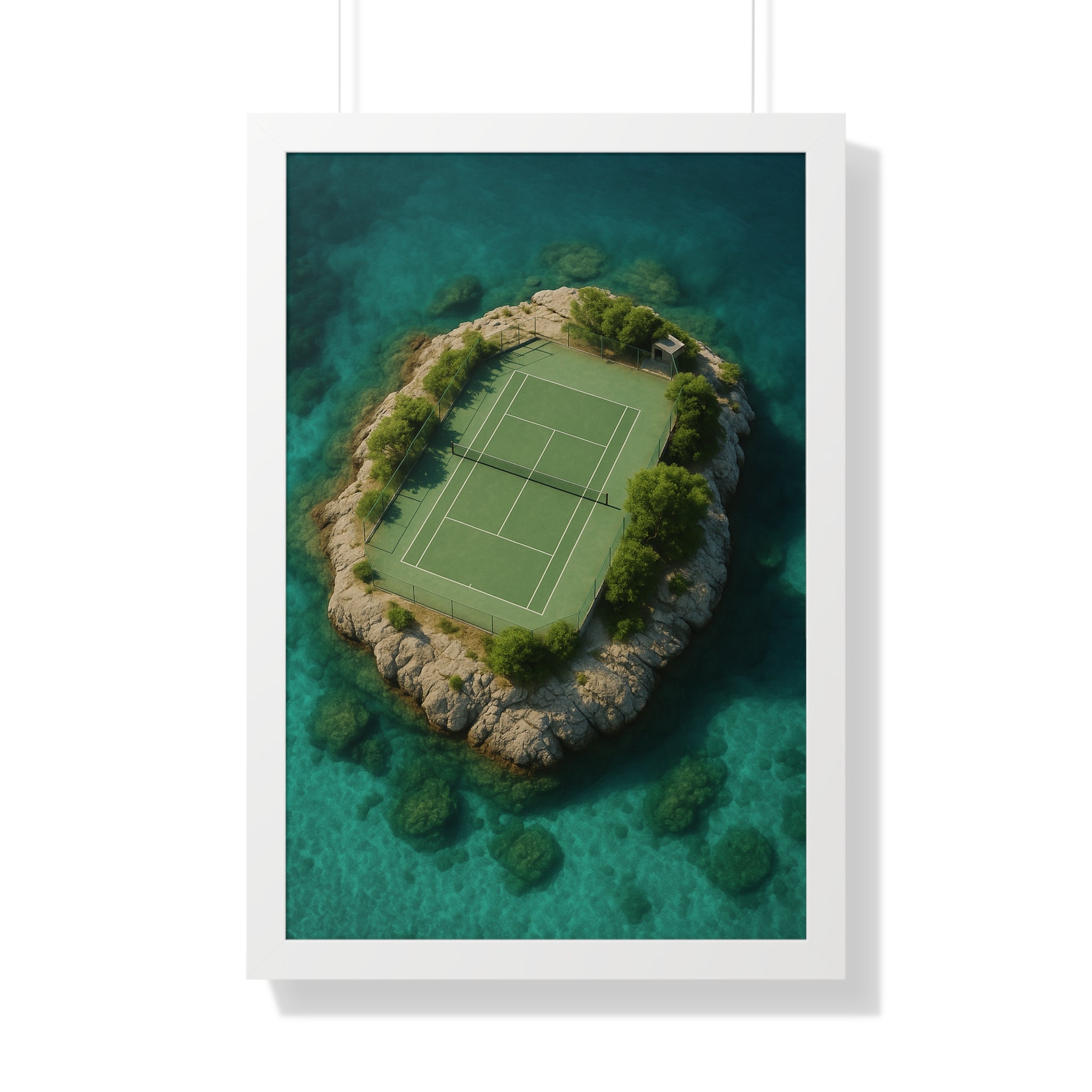 Put Me On An Island Framed