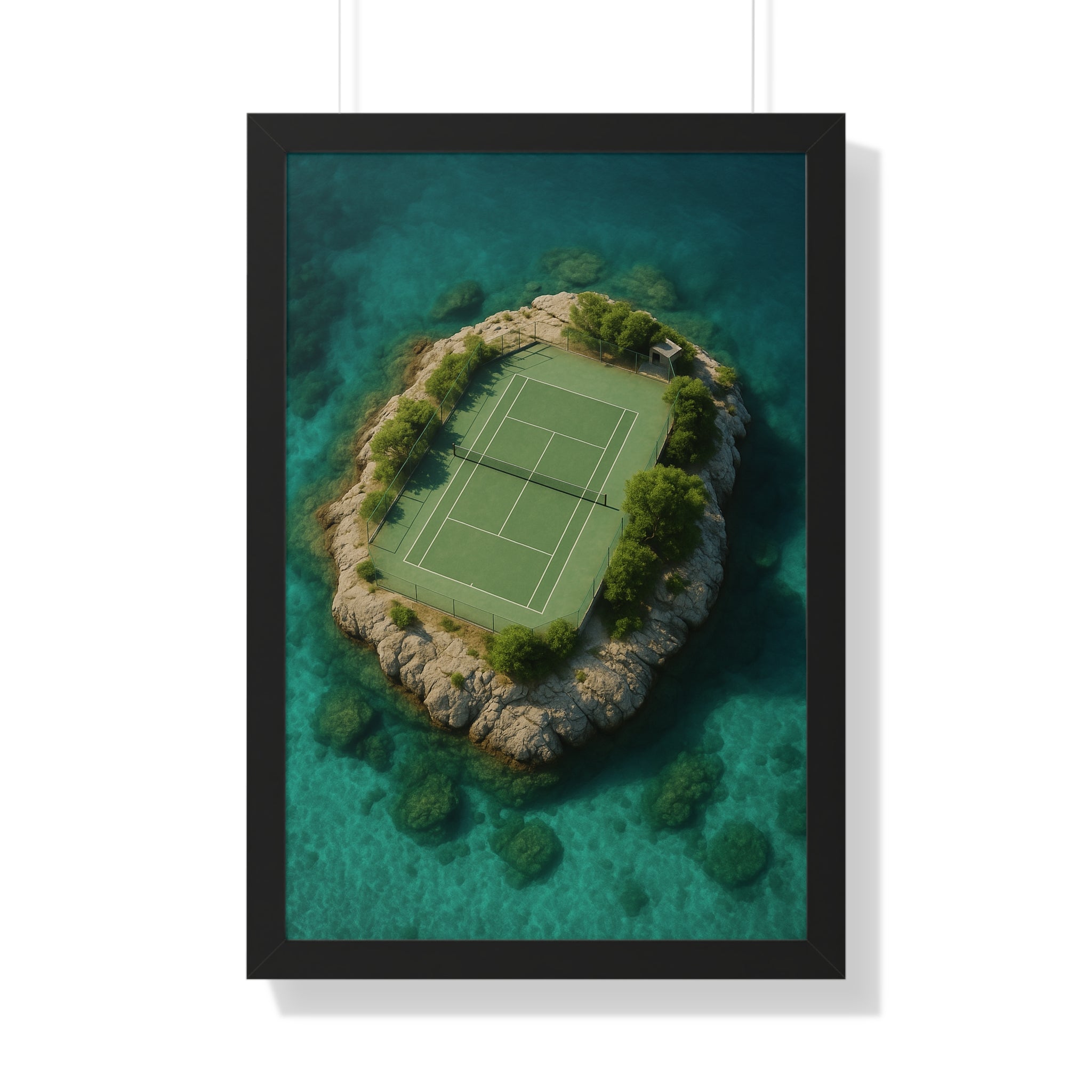 Put Me On An Island Framed