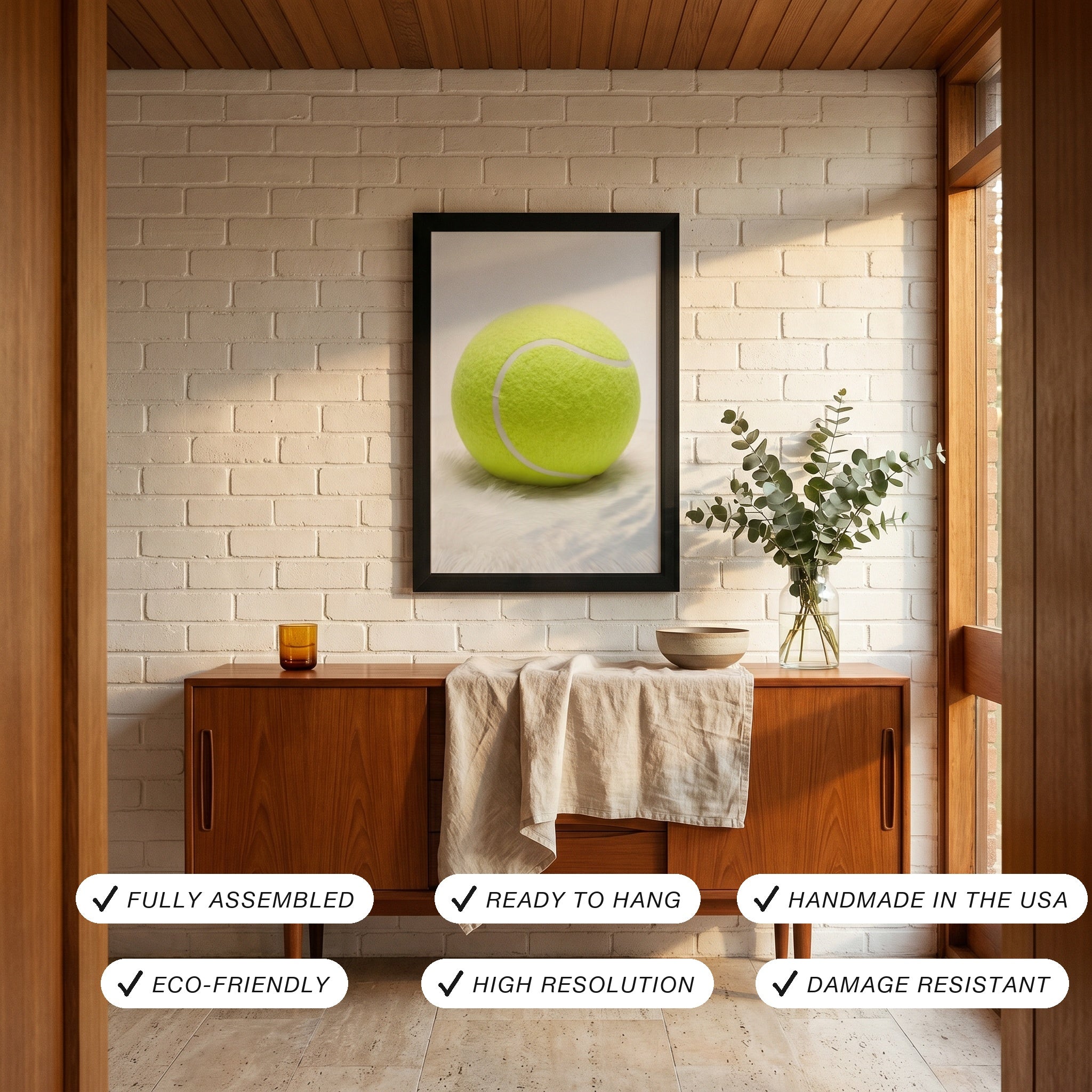 Big Serve Framed USP