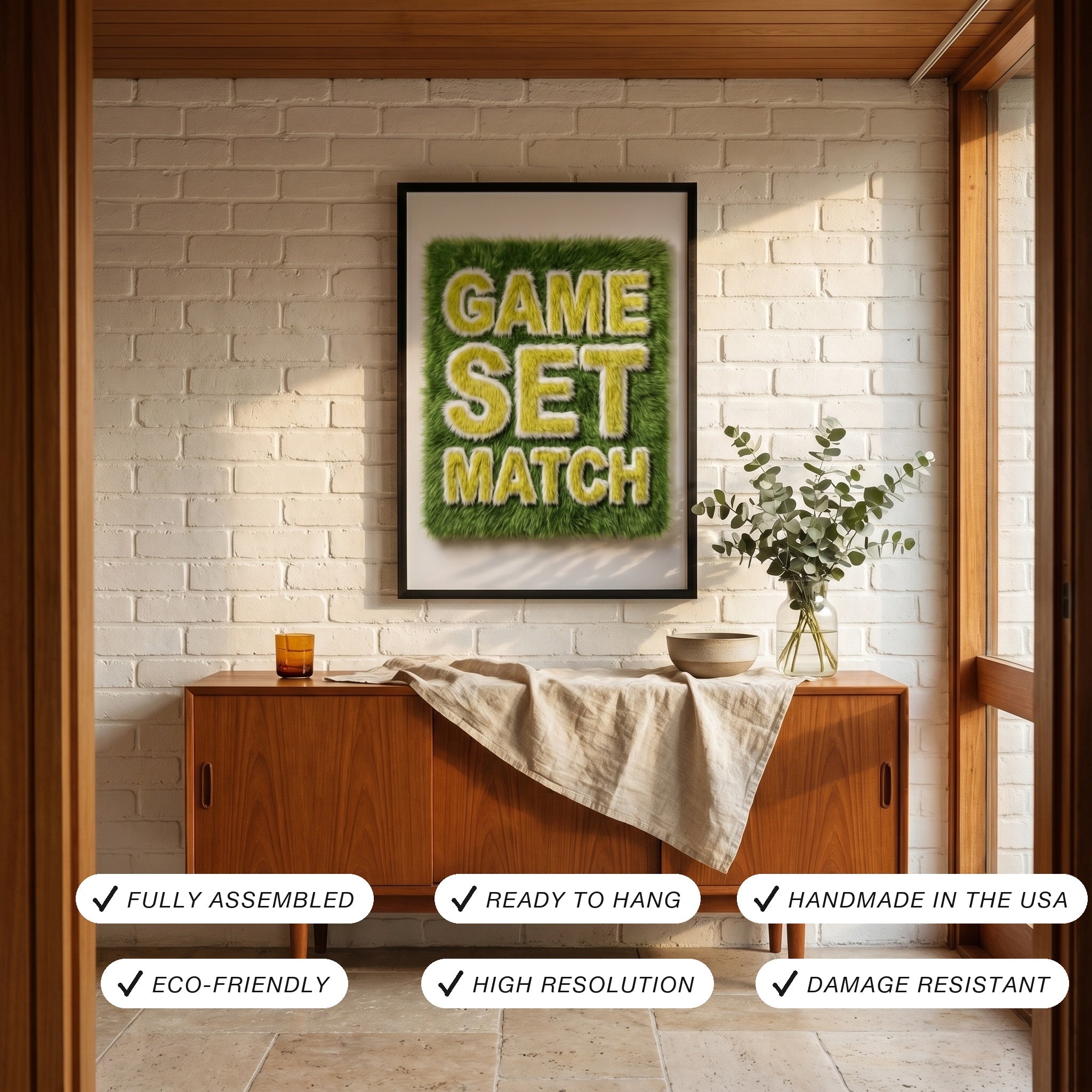 Game Set Match Framed USP