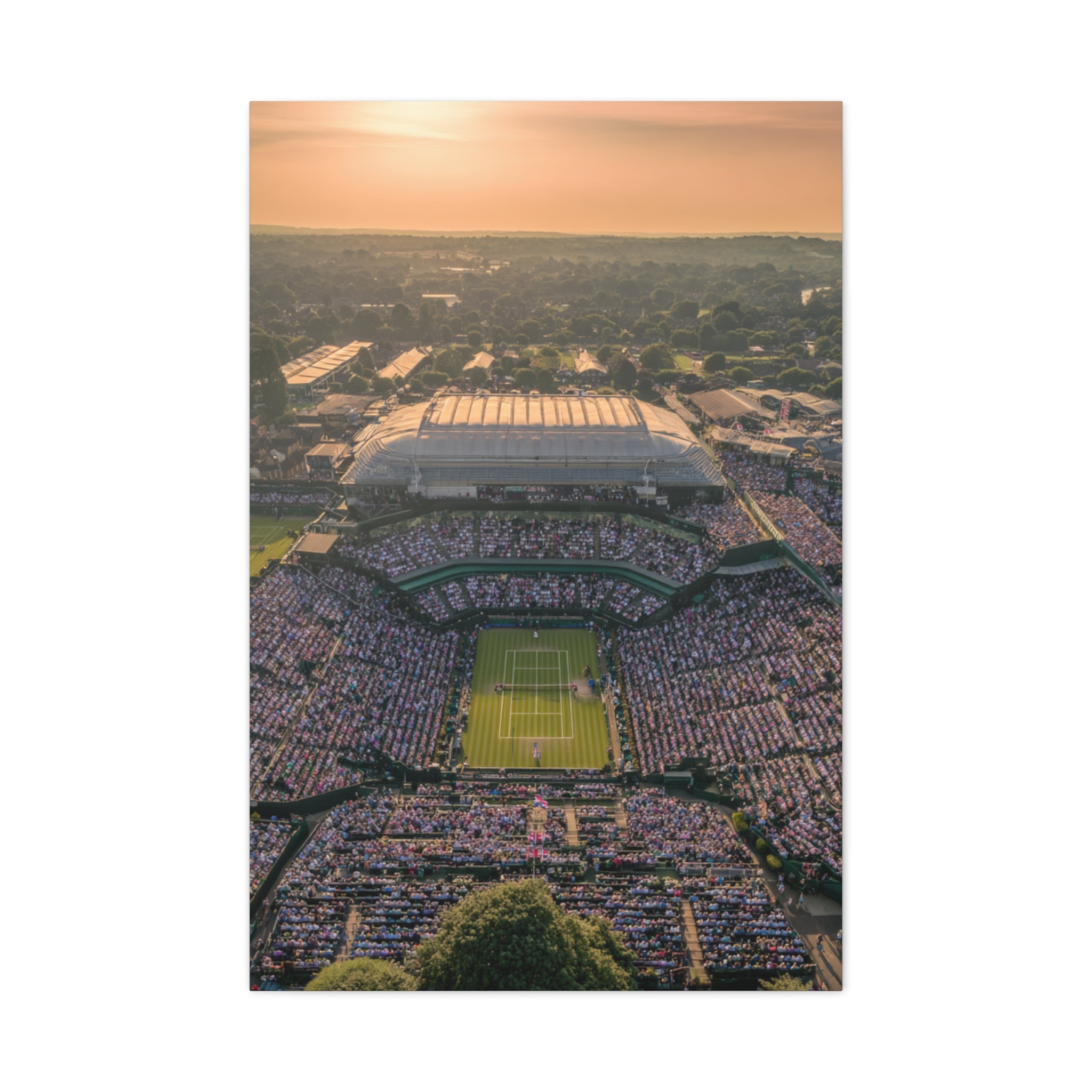 Wimbledon Aerial Canvas