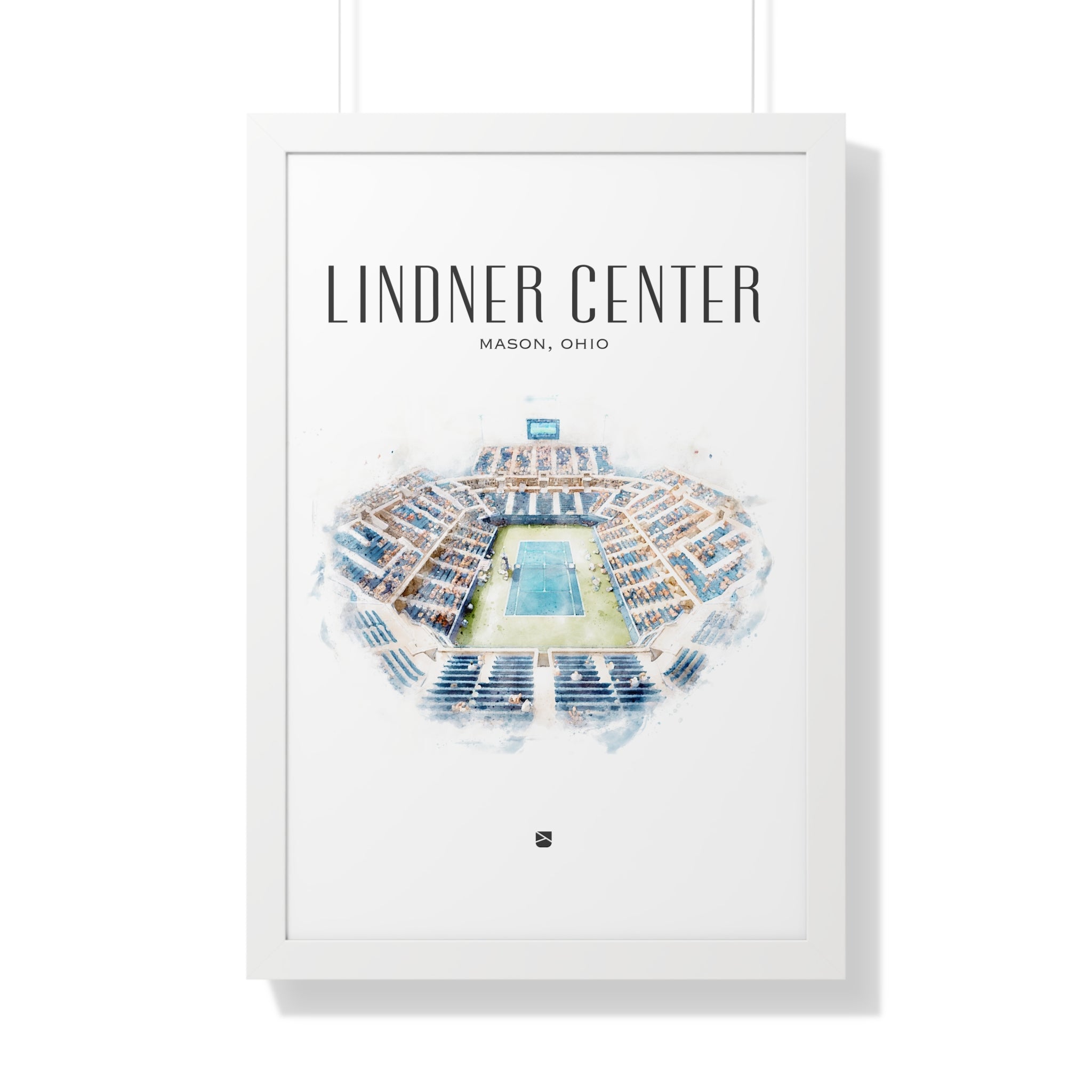 Lindner Family Tennis Center Framed Print