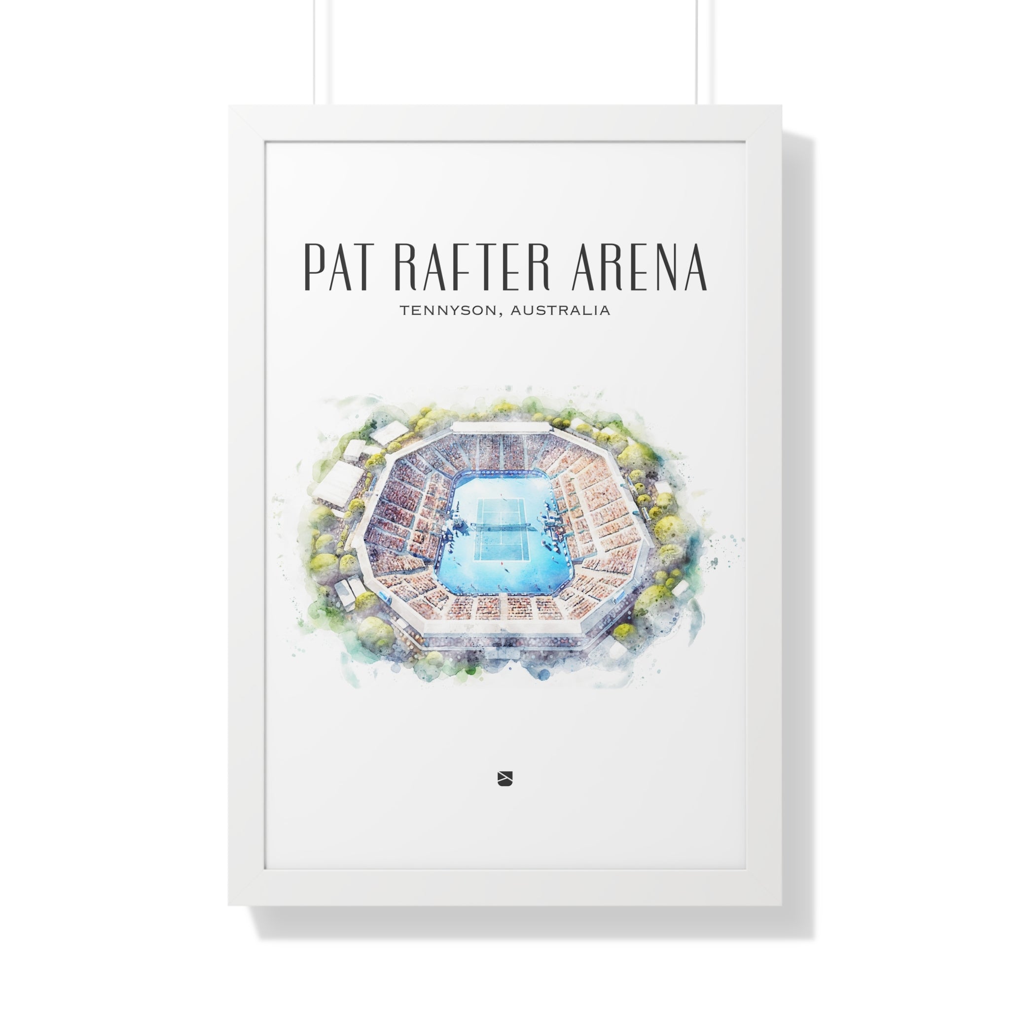 Pat Rafter Arena Framed Print