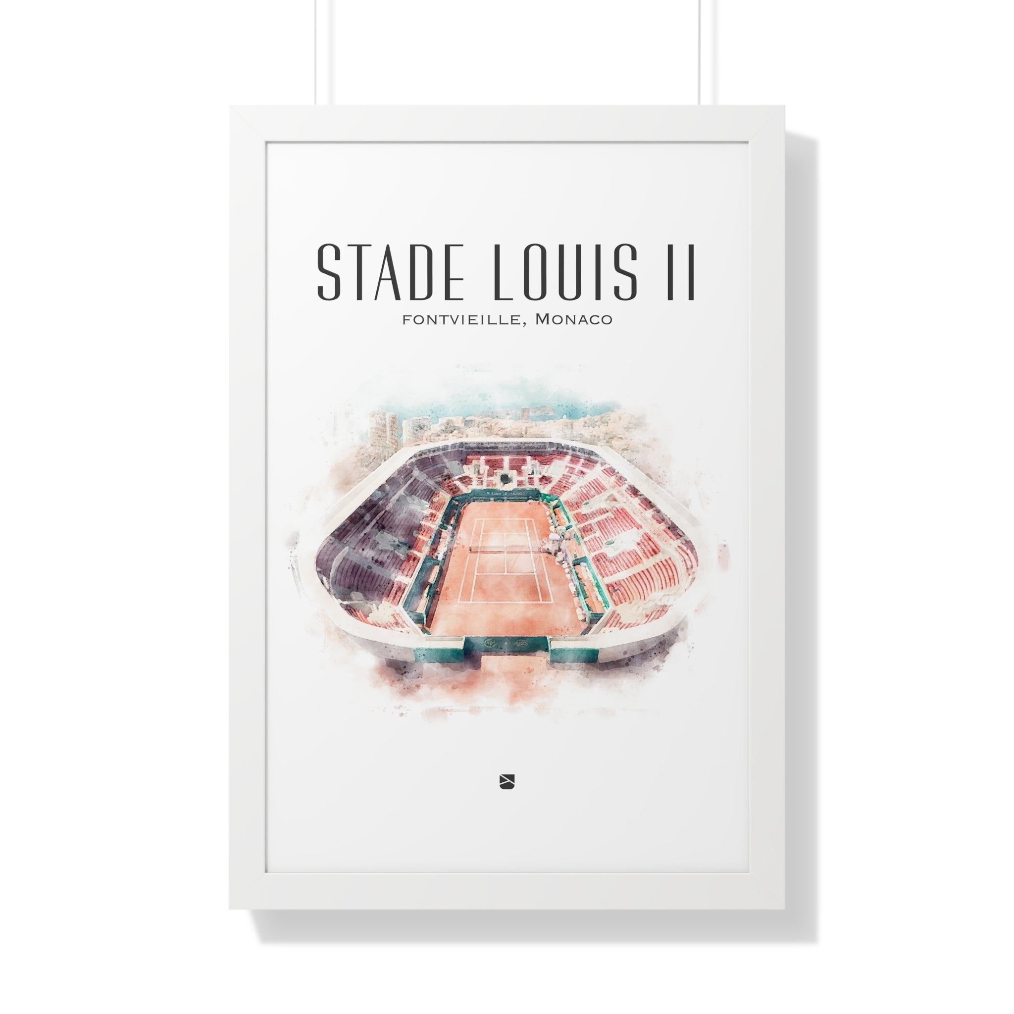 Stade Louis II Framed Print