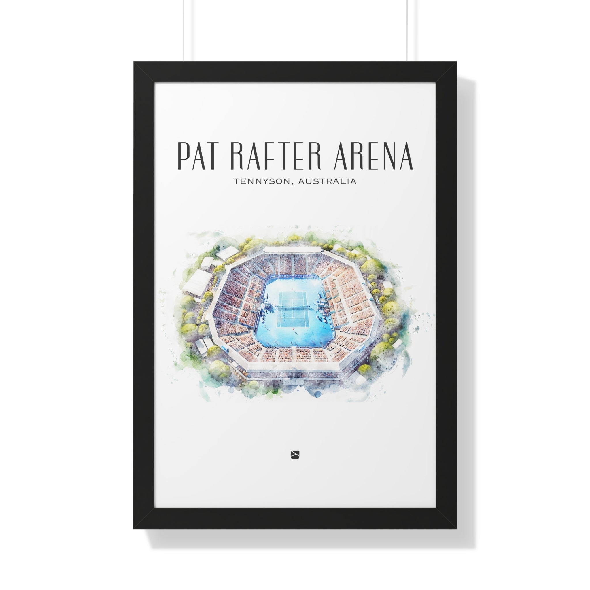 Pat Rafter Arena Framed Print