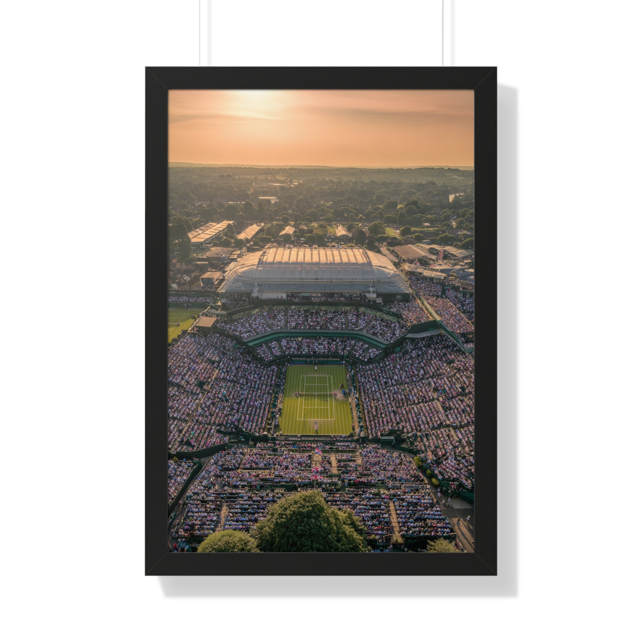 Wimbledon Aerial Framed