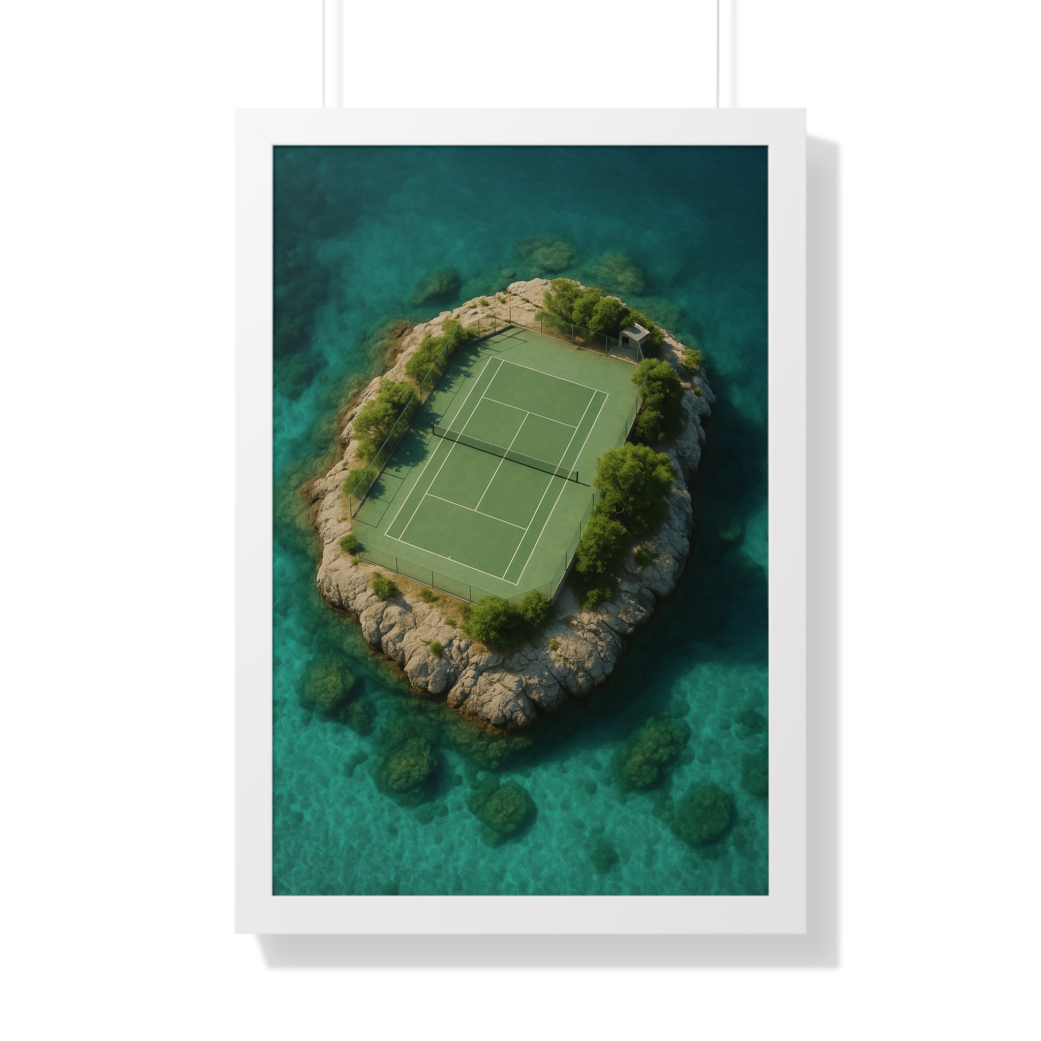 Put Me On An Island Framed