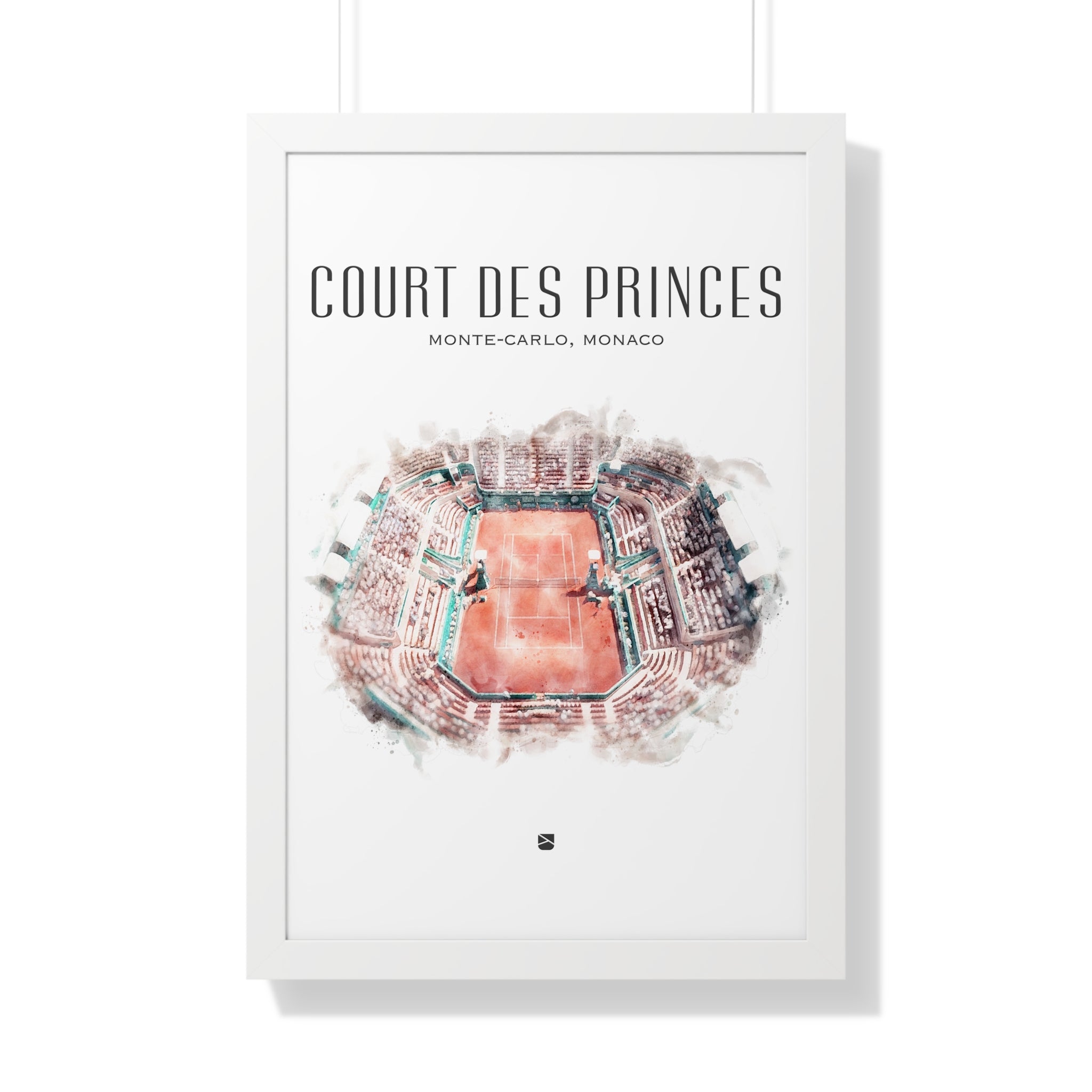 Court Des Princes Framed Print