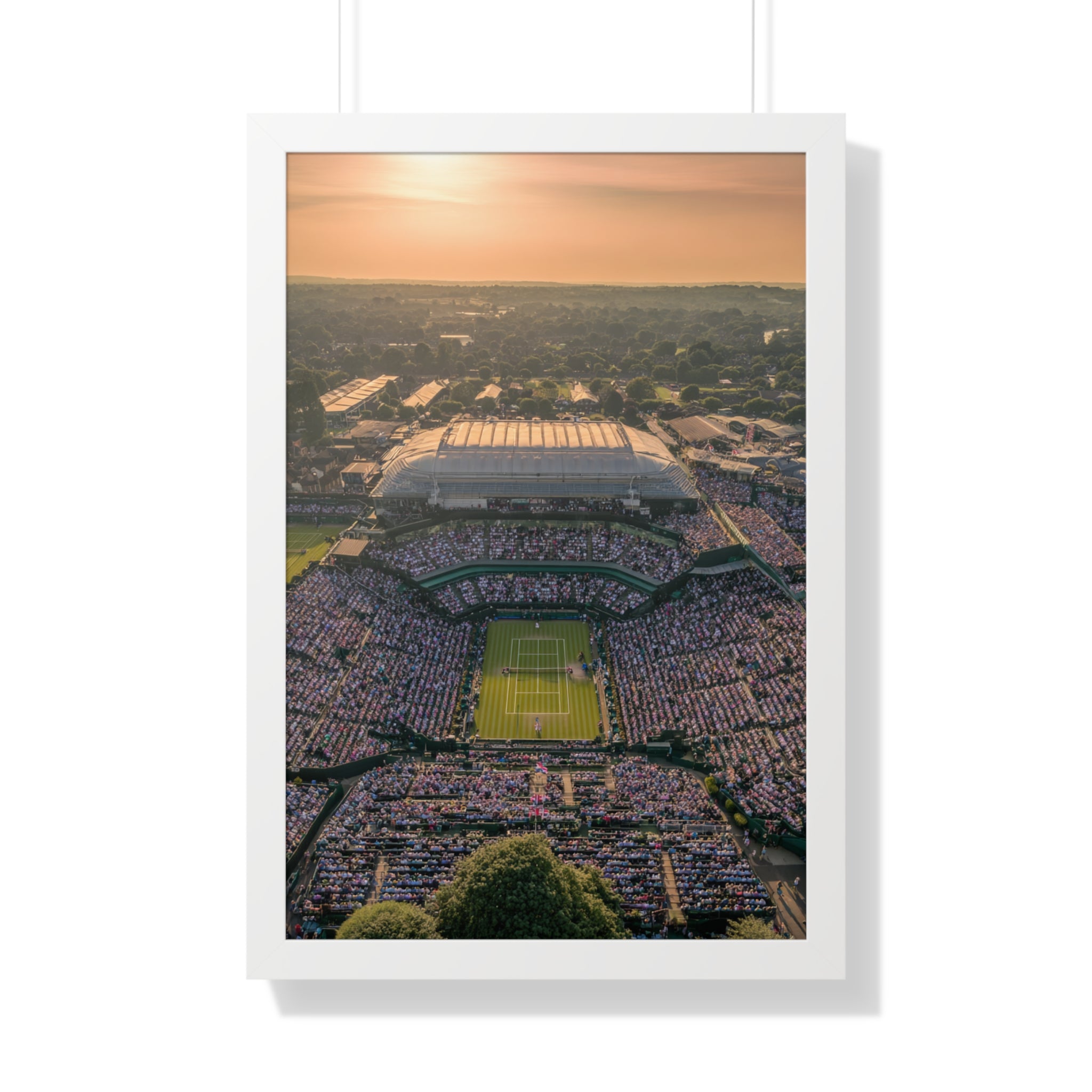 Wimbledon Aerial Framed