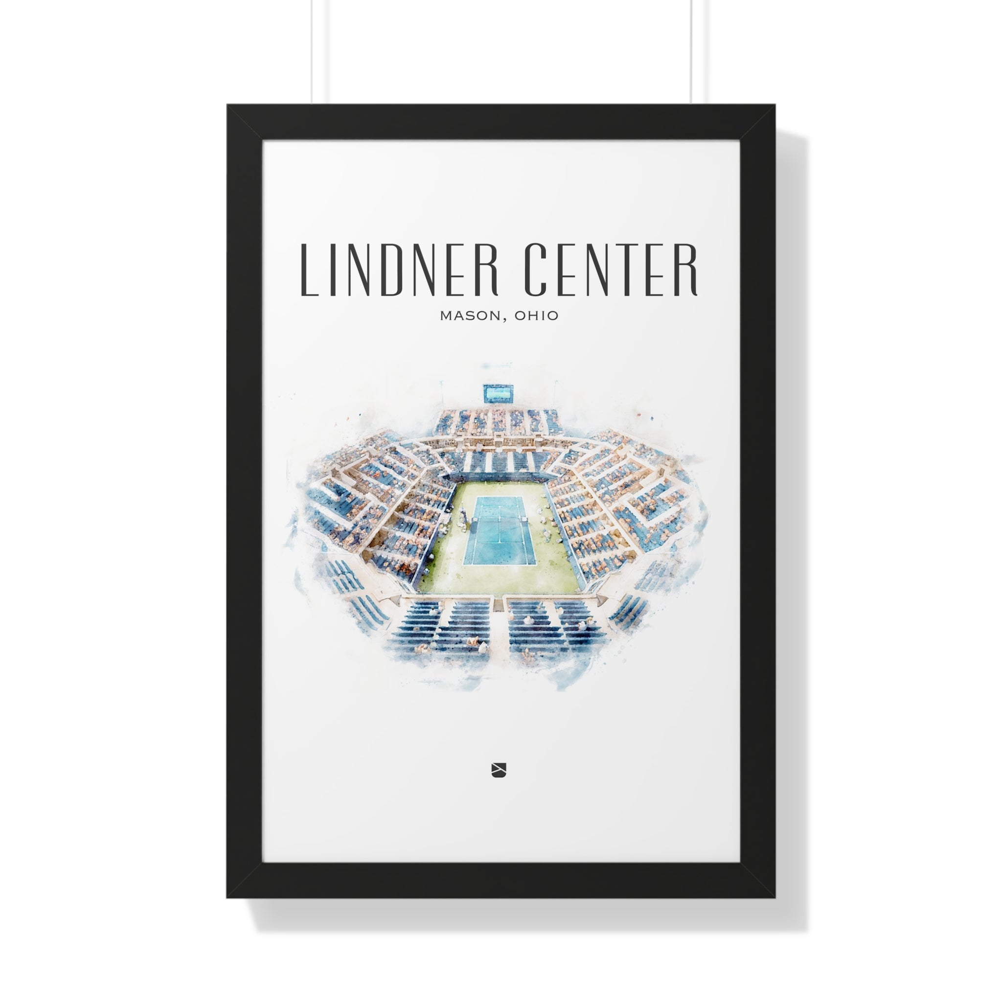 Lindner Family Tennis Center Framed Print