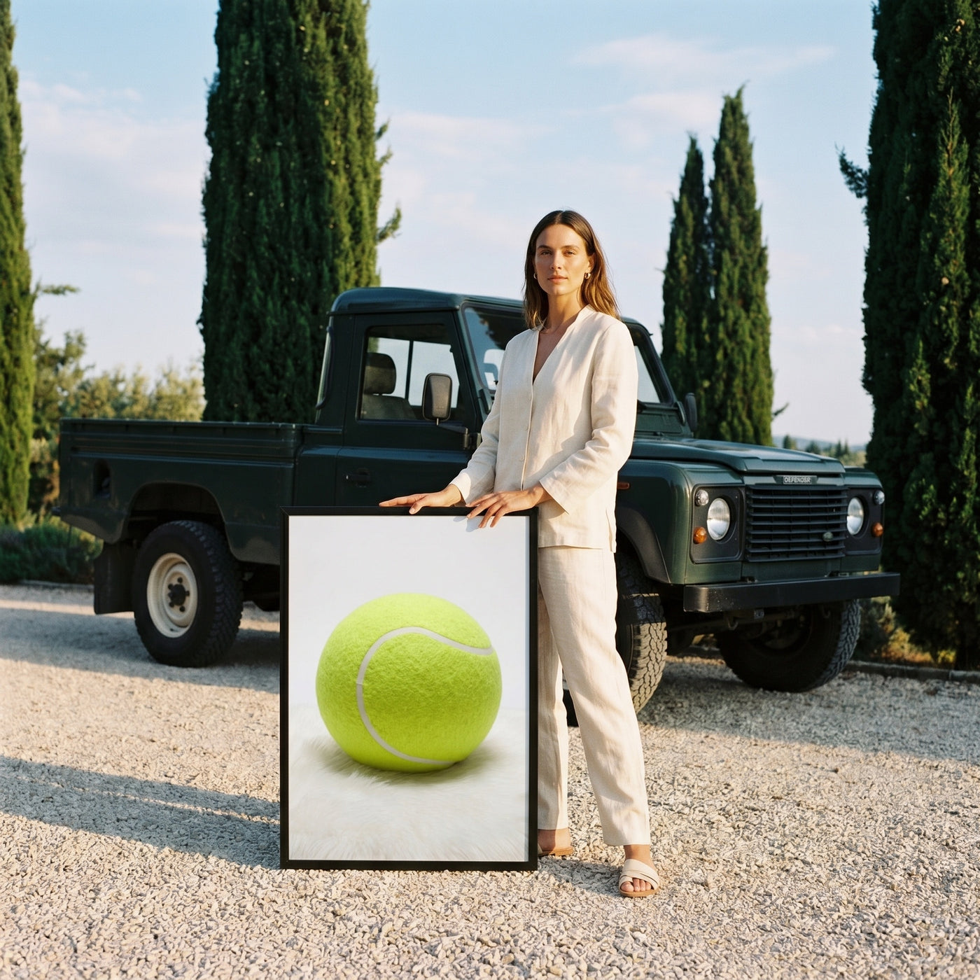 Big Serve Framed image 1