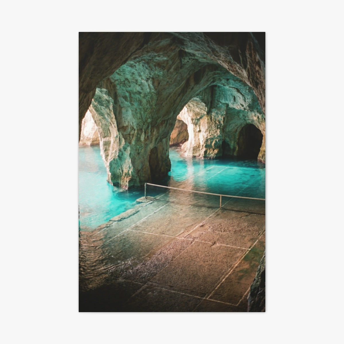 Blue Grotto Canvas