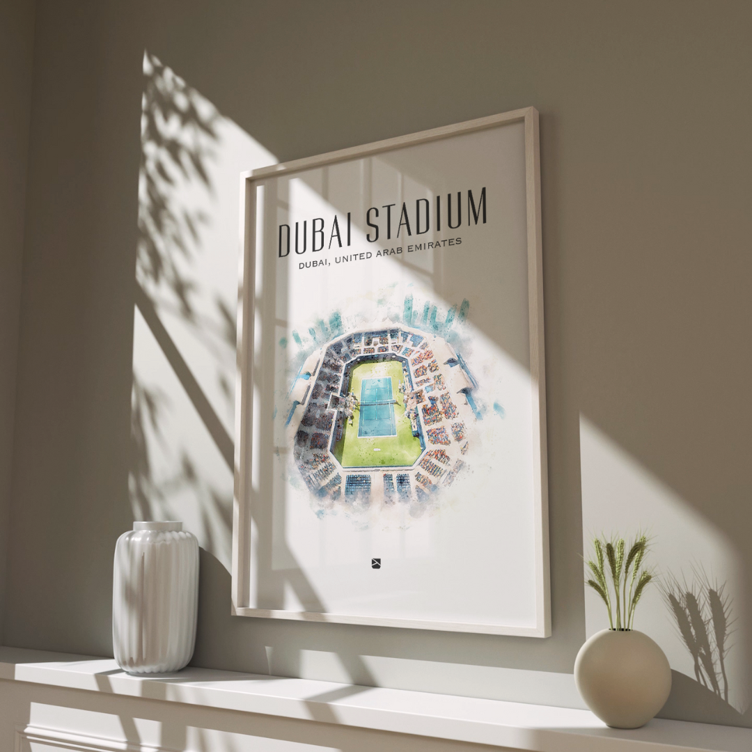 Dubai Stadium Framed Print