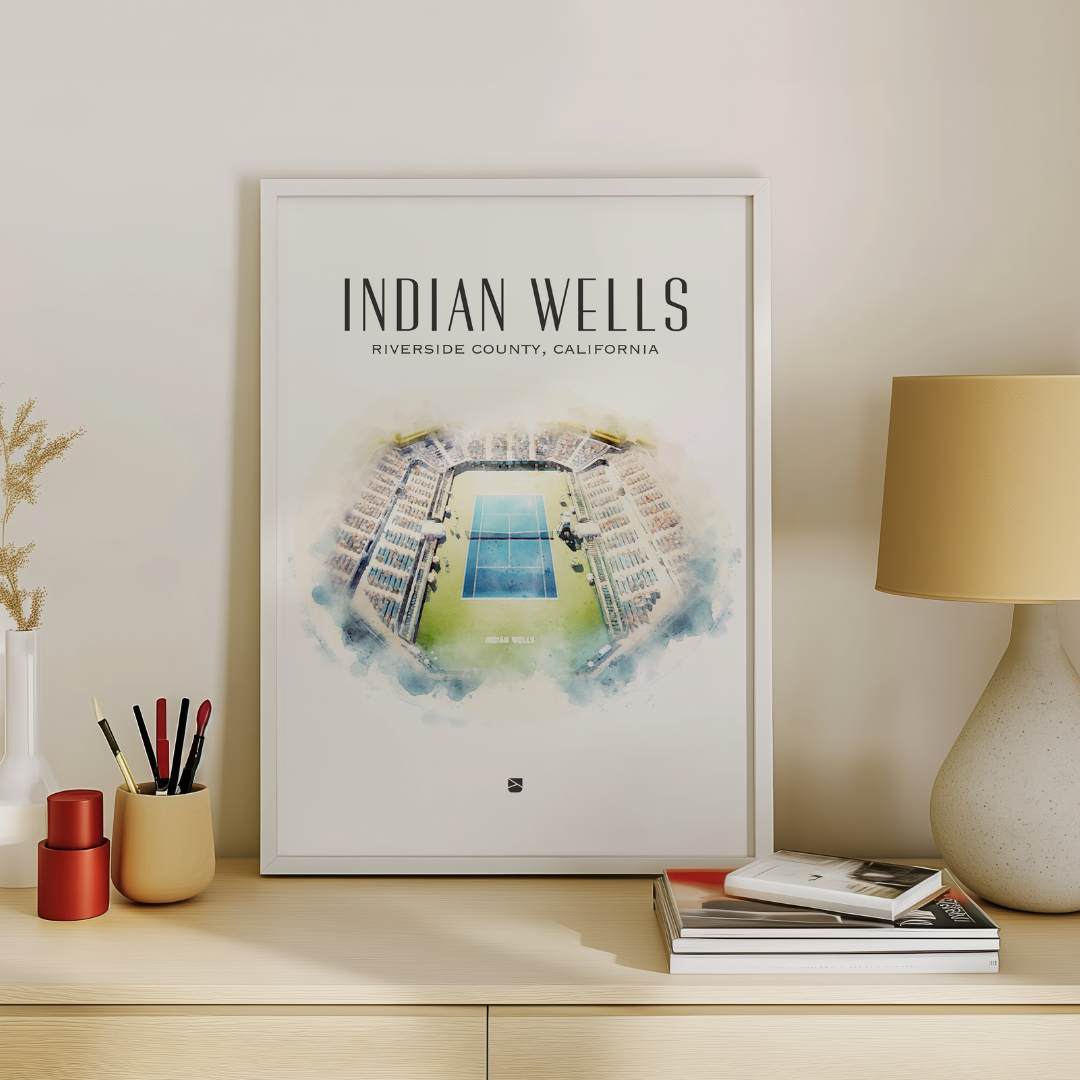 Indian Wells Framed Print