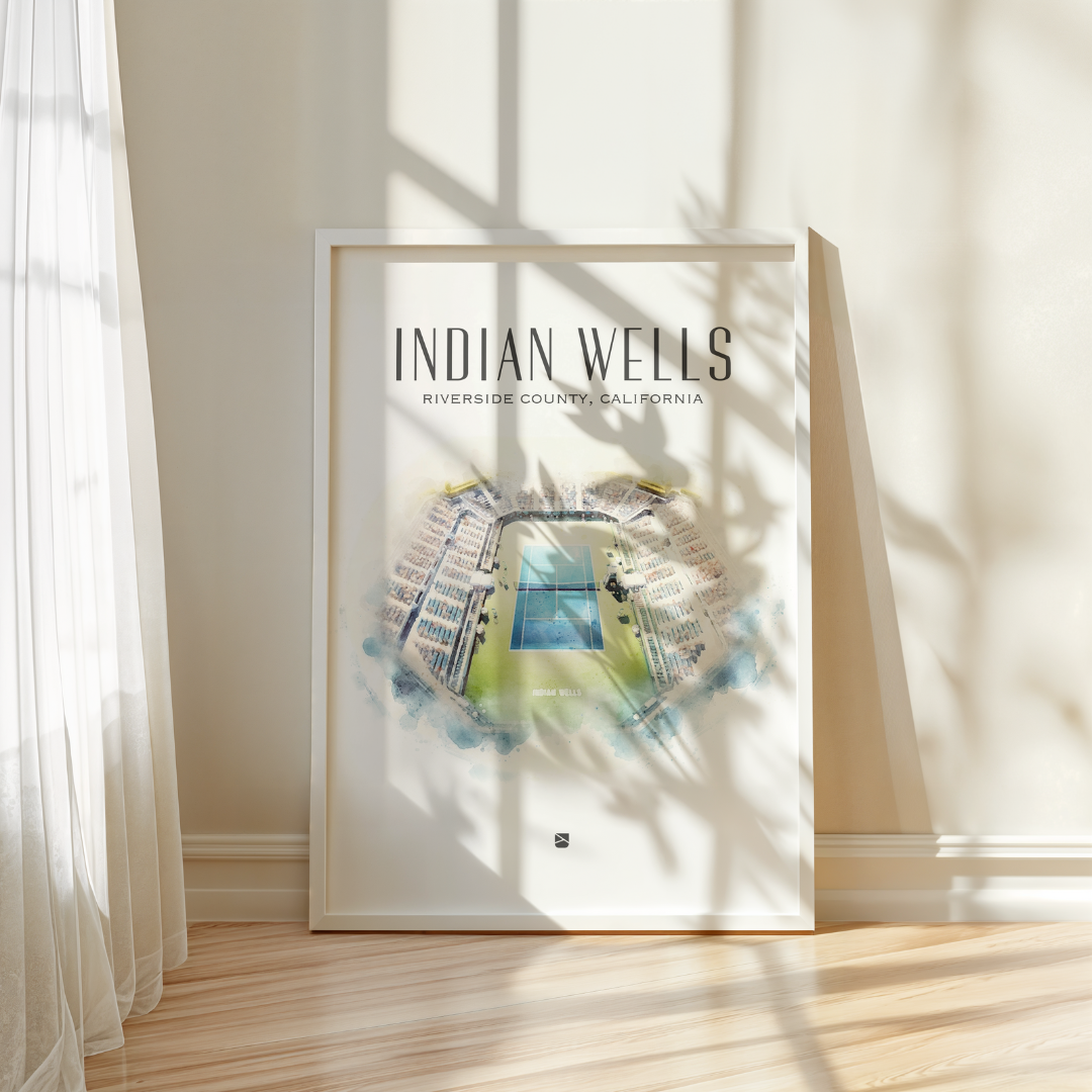 Indian Wells Framed Print