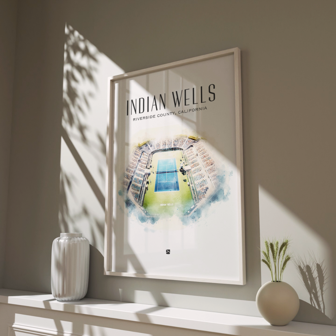 Indian Wells Framed Print