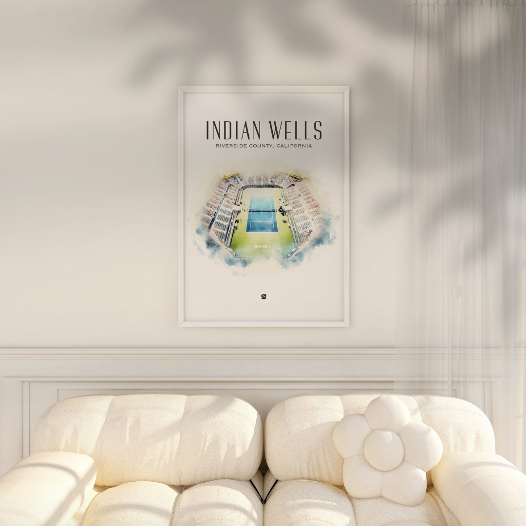 Indian Wells Framed Print