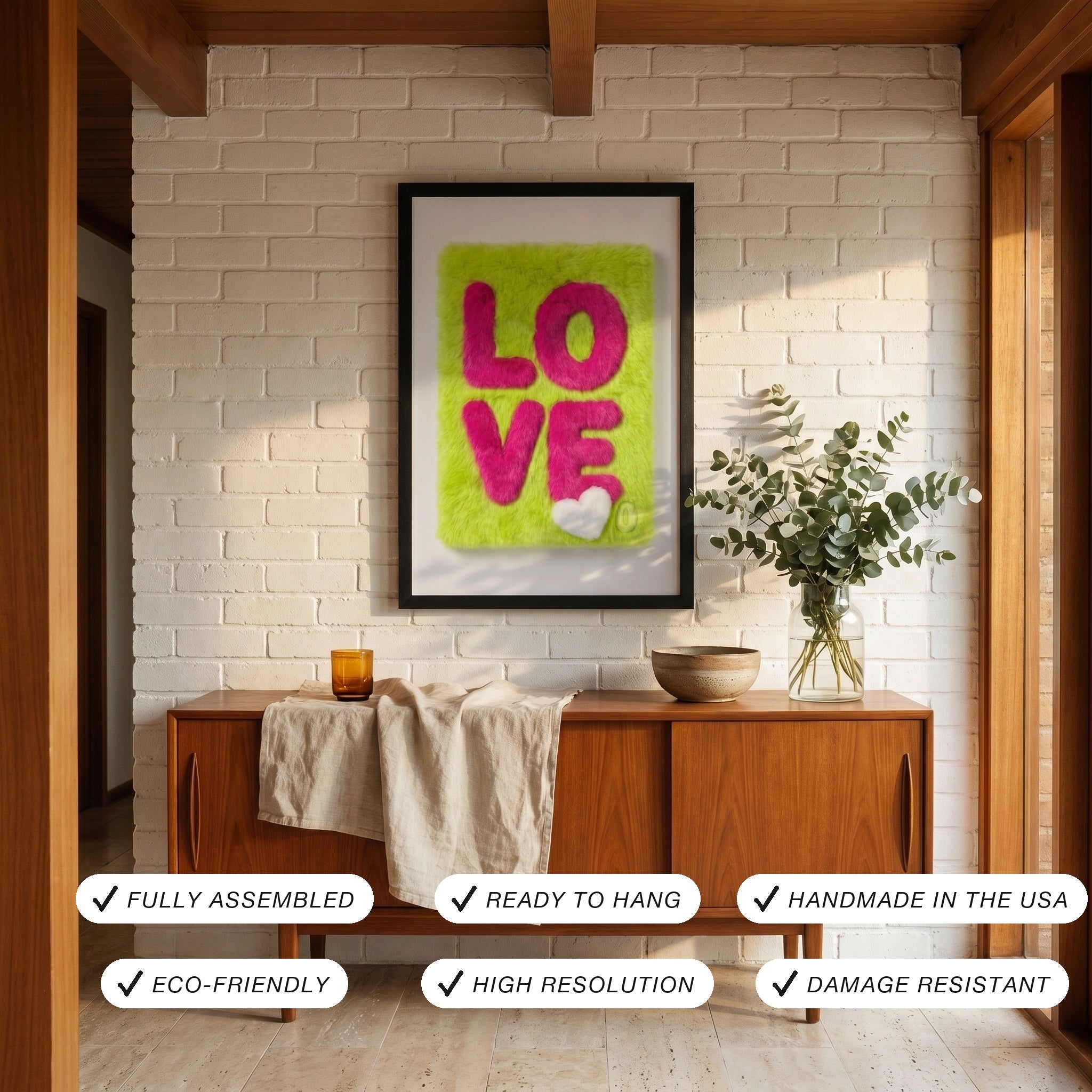 Love Means Nothing Framed USP