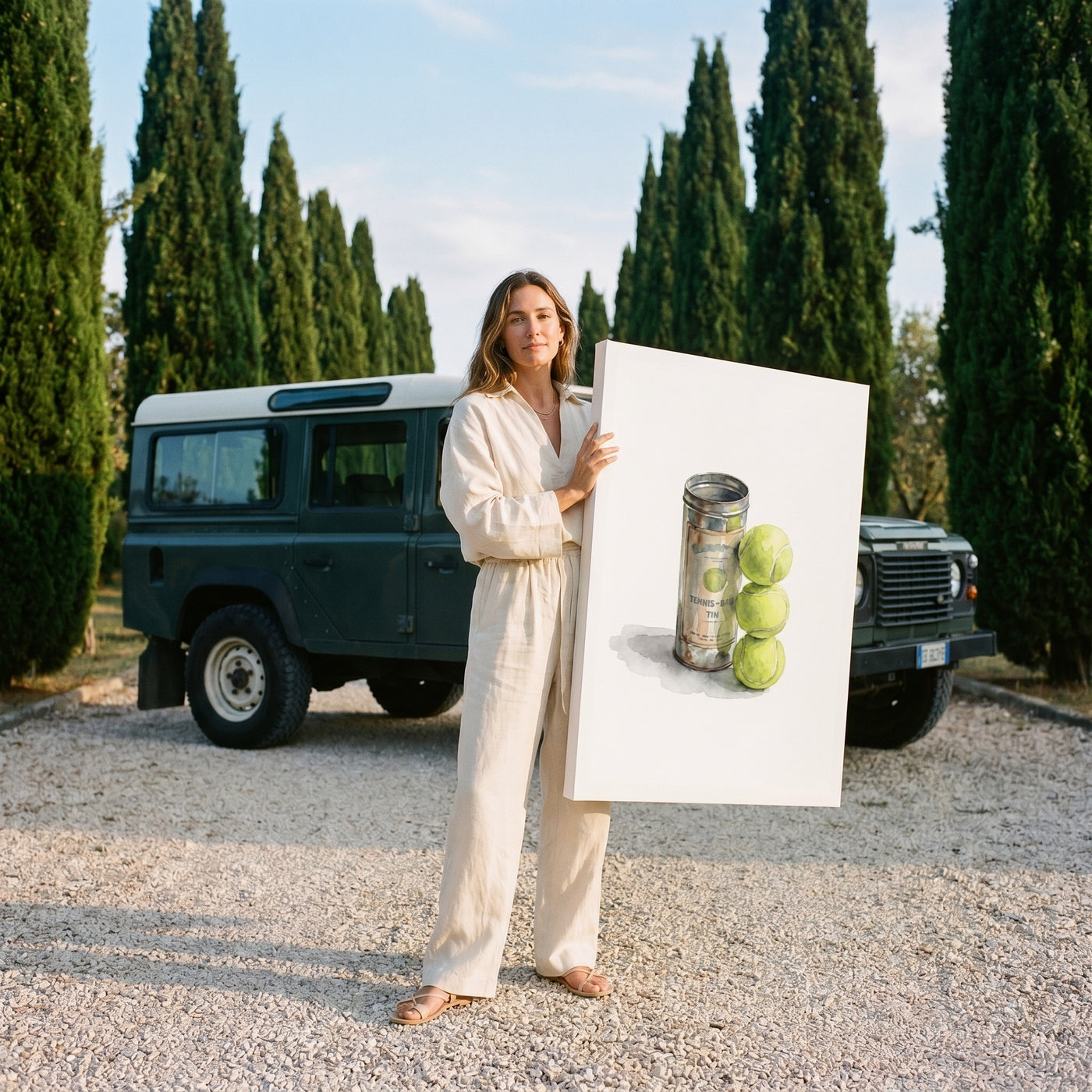 Tin of Three Canvas image 1